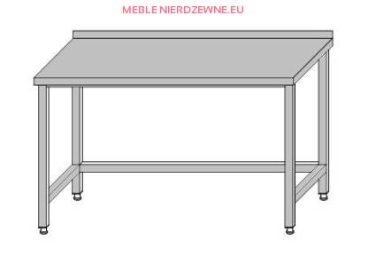 Stół przyścienny bez półki wzmocniony o głębokości 600 mm