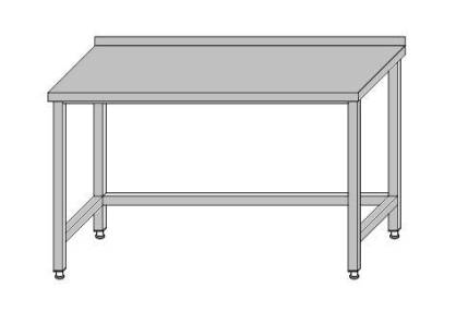 Stół przyścienny bez półki wzmocniony 1000x800x850