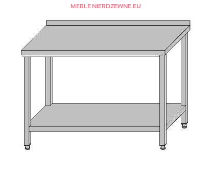 Stół przyścienny z półką 2200x800x850