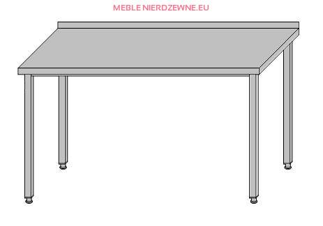Stół przyścienny bez półki 1600x800x850
