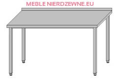 Stół przyścienny bez półki 1200x600x850